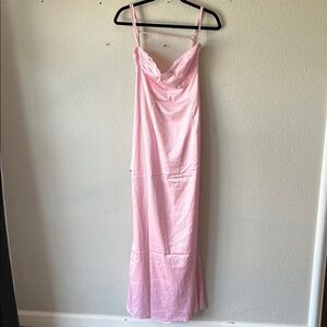 Beginning Boutique Orange and White Floral Dress